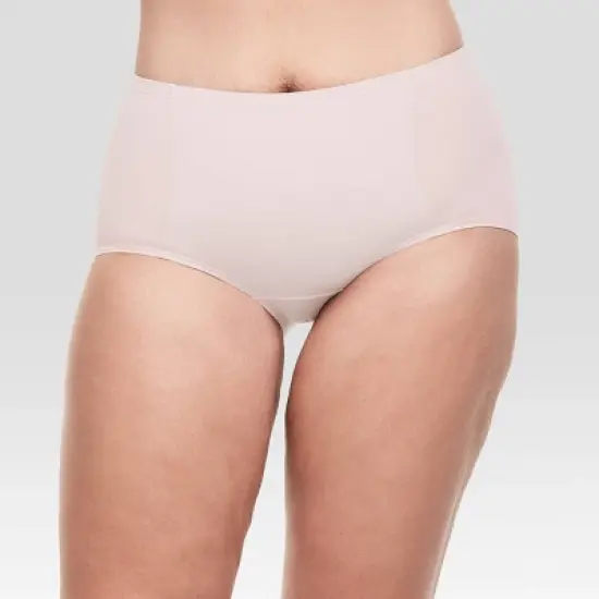 Hanes Premium Women's 4pk Tummy Control Briefs - Gray/Beige/Black image {1}