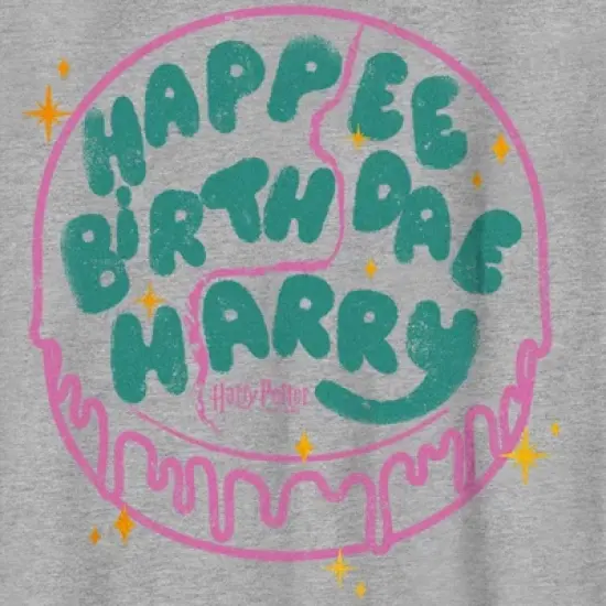 Boy's Harry Potter Happee Birthdae Cake T-Shirt image {1}