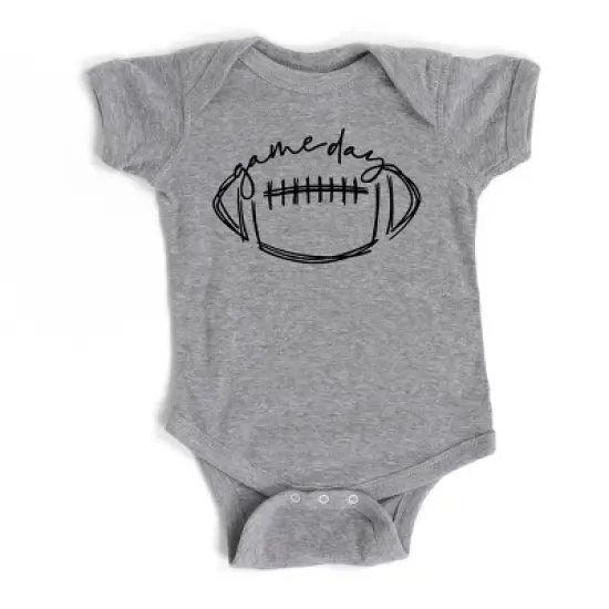 The Juniper Shop Football Game Day Baby Bodysuit image {3}