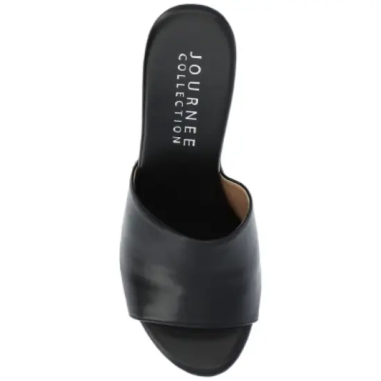 Journee Collection Womens Veda Tru Comfort Foam Platform Clog Open Toe Sandals image {3}