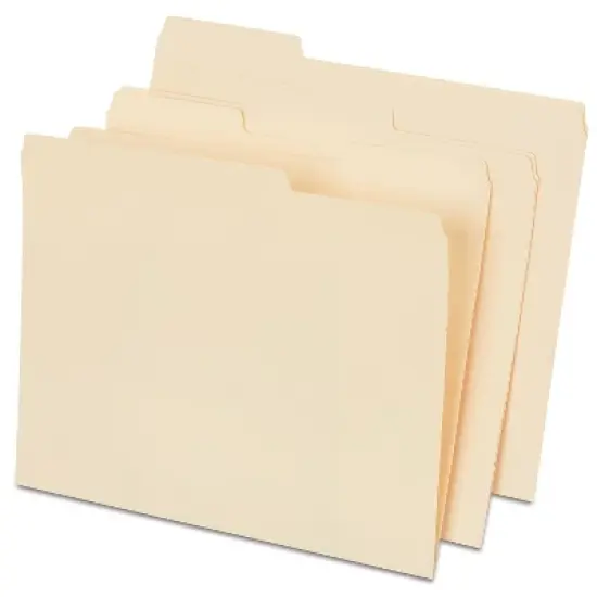 MyOfficeInnovations Interior File Folders Letter Size Manila 100/Box (117713) image {4}