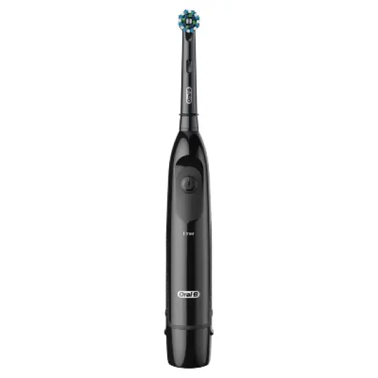 Oral-B PRO 100 Crossaction Battery Powered Toothbrush - Black image {2}