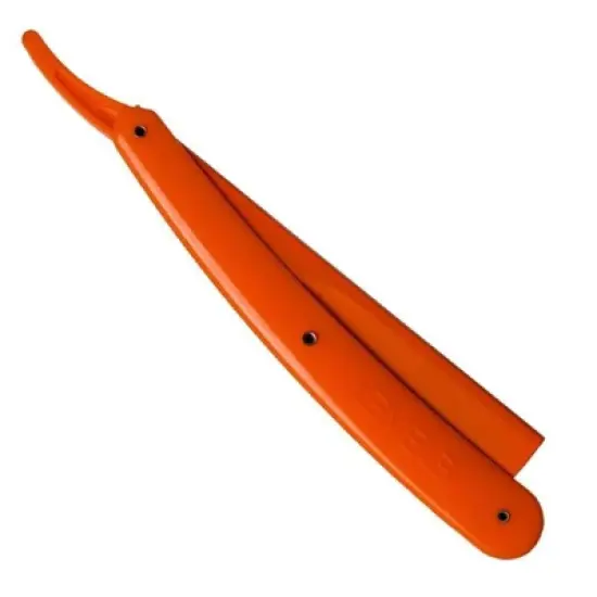 L3 Straight Razor Holder - Excellent Grip and Control - Precision Shaving Control - Level Three Straight Razor Holder (Orange) image {7}