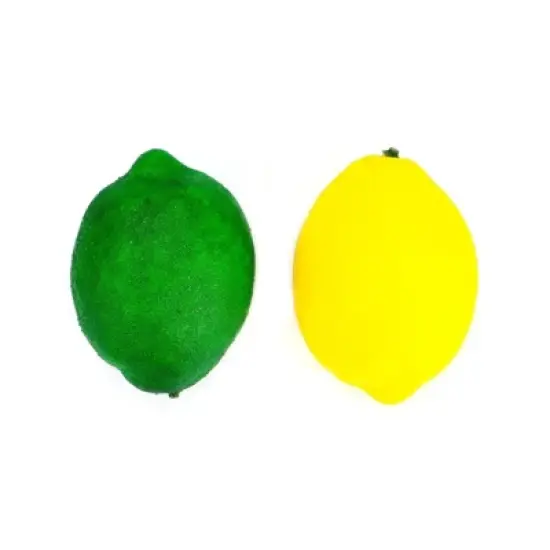 Insten 12 Pack Artificial Fake Lemons and Limes, Faux Fruit image {3}
