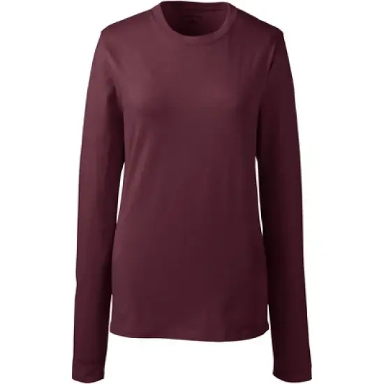 Lands' End School Uniform Women's Long Sleeve Essential T-shirt image {12}