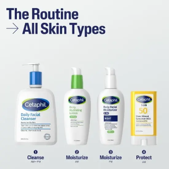 Cetaphil Sheer Mineral Sunscreen Stick SPF 50, Face & Body - 0.5 fl oz image {7}