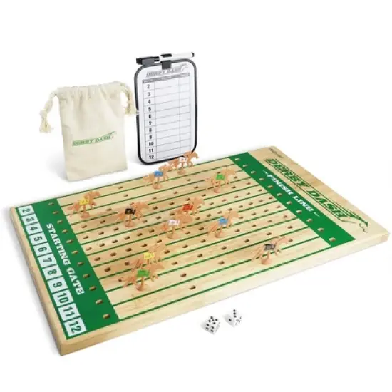 GoSports Derby Dash Tabletop Horse Race Game Set image {6}