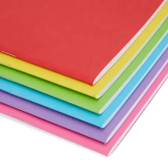 Paper Junkie 24 Pack Blank Books 8.5 x 11 Bulk Colorful Notebook Set, Unlined Notebooks, Journals for Kids School Supplies or Office image {4}