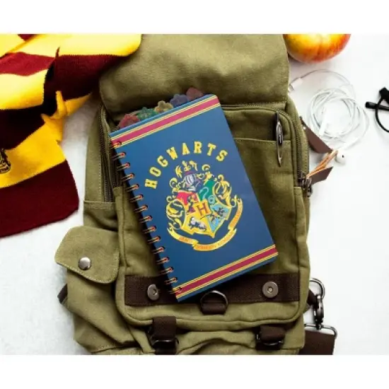 Silver Buffalo Harry Potter Hogwarts 5-Tab Spiral Notebook With 75 Sheets image {8}