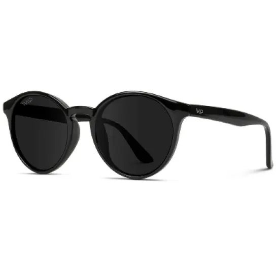 WMP Eyewear Classic Round Retro Frame Sunglasses image {1}