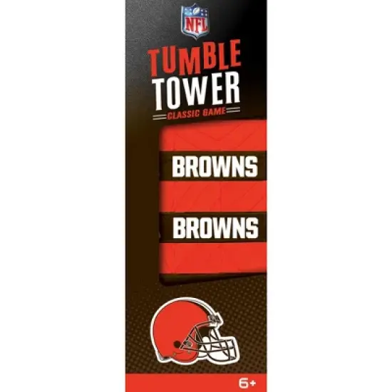 MasterPieces Real Wood Block Tumble Towers - NFL Cleveland Browns image {4}