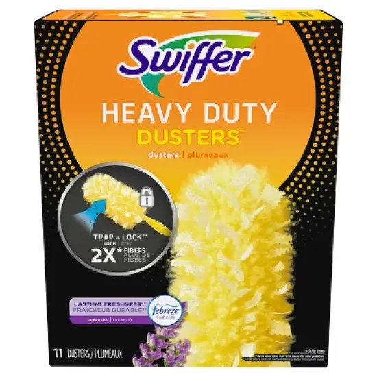 Swiffer Lavender Dusters Multi-Surface Heavy Duty Refills - 11ct image {1}