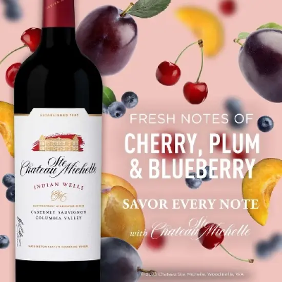 Chateau Ste. Michelle Indian Wells Cabernet Sauvignon Red Wine - 750ml Bottle image {5}