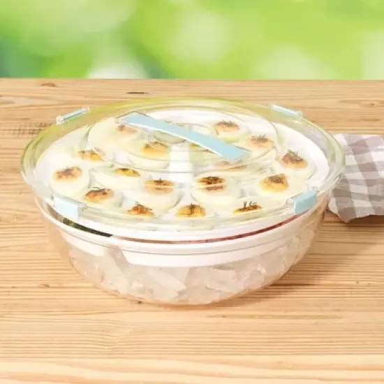 The Lakeside Collection 8-Compartment Veggie Serving Tray image {3}