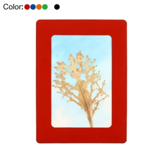 Unique Bargains PVC Magnetic Picture Photo Frame 2 Pcs image {2}