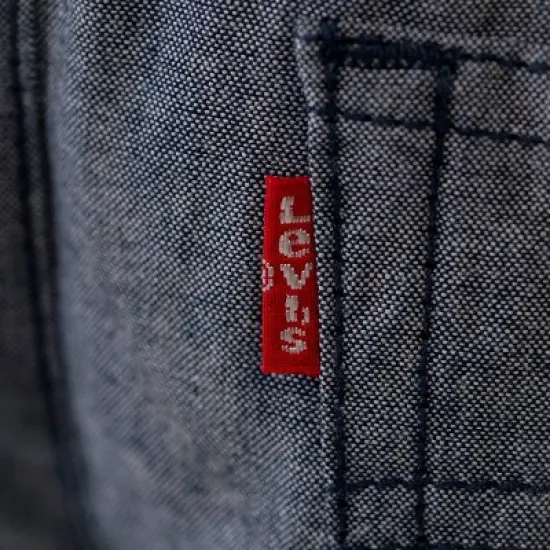 Levi's&reg; Toddler Boys' 2pc Knit Short Sleeve T-Shirt and Woven Pull-On Short Set - White image {4}