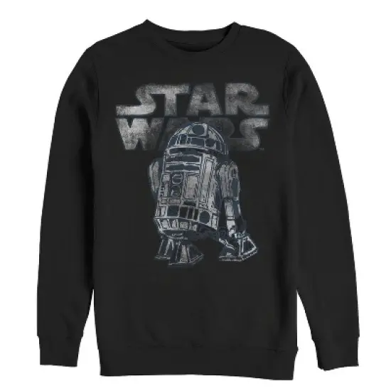 Men's Star Wars Faded R2-D2 Droid Sweatshirt image {2}