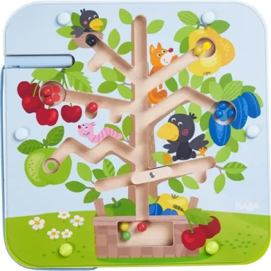 HABA Orchard Maze Magnetic Game Develops Fine Motor Skills & Color Recognition image {1}