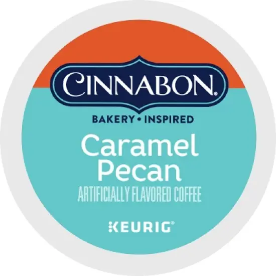 Cinnabon Caramel Pecan Medium Roast Coffee Keurig - K-Cup Pods 24ct image {2}