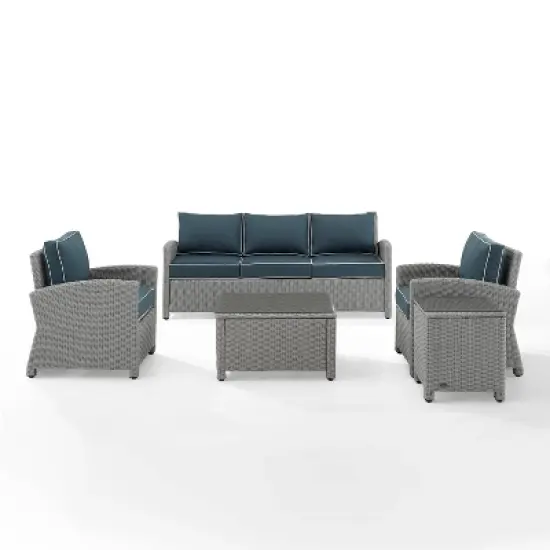 Bradenton 5pc Outdoor Wicker Sofa Set - Crosley
 image {6}