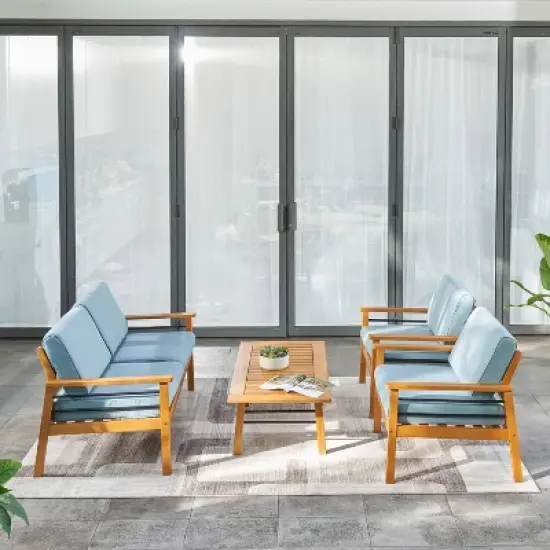 Gloucester 4pc Patio Sofa Set - Vifah image {1}