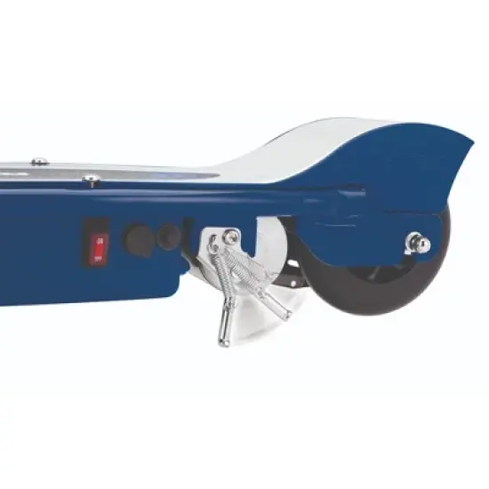 Razor E125 Kids Ride On 24V Motorized Battery Powered Electric Scooter Toy, Speeds up to 10 MPH with Brakes, and 8" Pneumatic Tires for Ages 8+, Blue image {3}