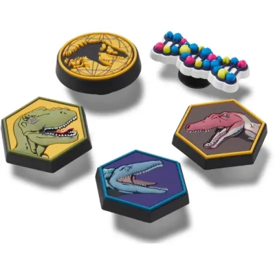Crocs Jibbitz Jurassic Park Shoe Charms 5-Pack image {1}
