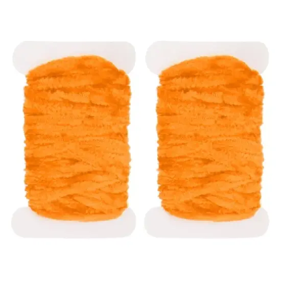 Unique Bargains Rayon Chenille Thick Thread Material Fly Tying 16.4ft 2 Pcs image {10}