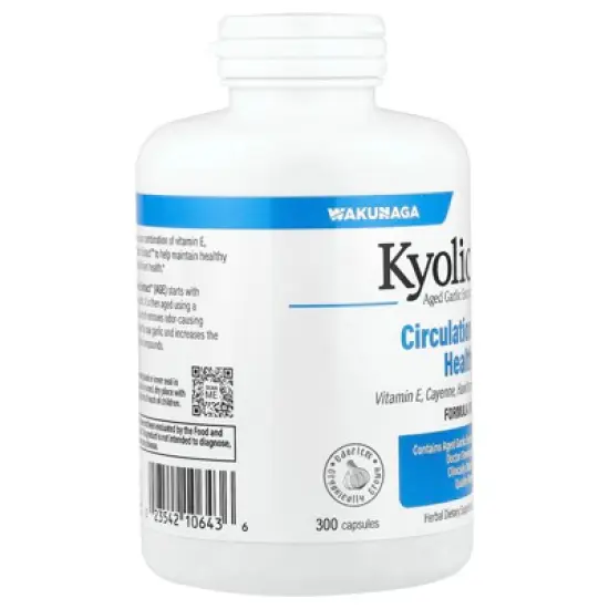 Kyolic Aged Garlic Extract&trade;, Circulation Health, Formula 106, 300 Capsules image {3}