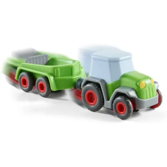 HABA Kullerbu Momentum Motor Tractor with Trailer image {1}