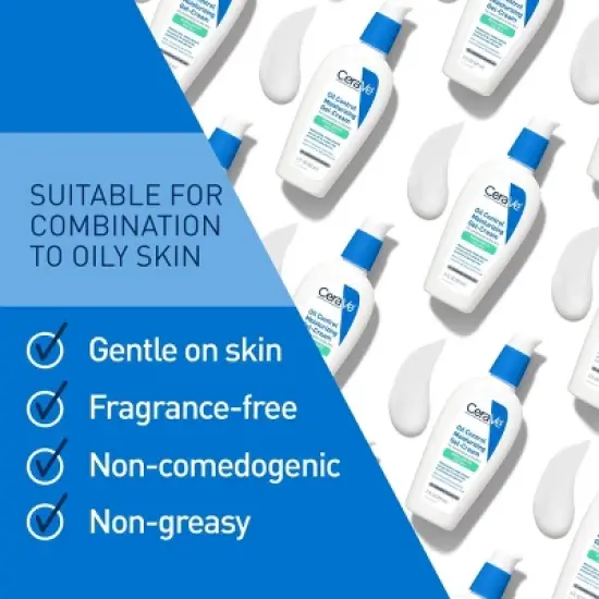 CeraVe Oil Control Face Gel Cream - 3 fl oz image {9}