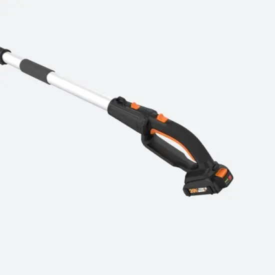 Worx WG252 20" - 20V Pole Hedge Trimmer with 13' Reach, 10-Position Head, Rotating Handle image {7}
