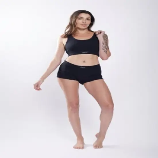 TomboyX Boy Short Underwear, Organic Cotton Rib Stretch Comfort Boxer Briefs image {4}