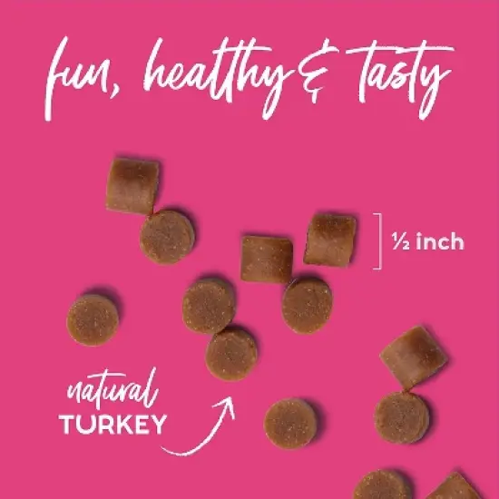 Buddy Biscuits Grain-Free with Savory Turkey & Cheddar Cat Treats, 3-oz bag image {4}