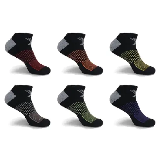 Extreme Fit Compression Socks - Ankle High for Running, Athtletics, Travel - 6 Pair  image {3}