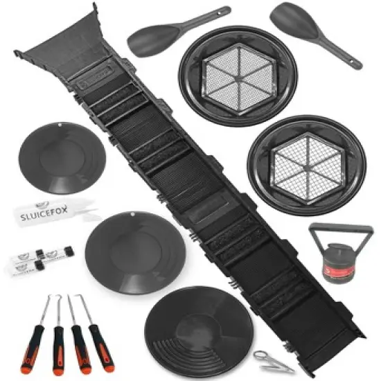 Sluice Fox Gold Panning Supplies Kit with Sluice Box image {8}