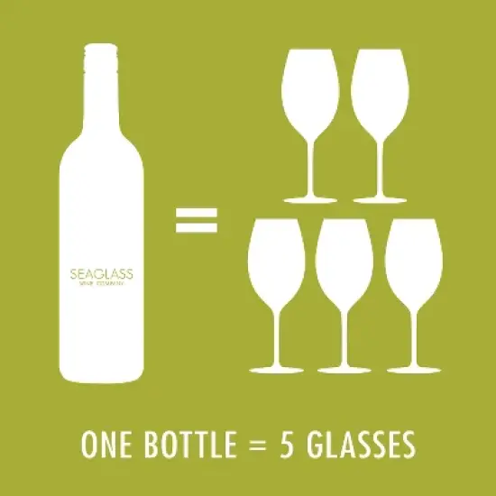 SEAGLASS Pinot Grigio White Wine - 750ml Bottle image {5}