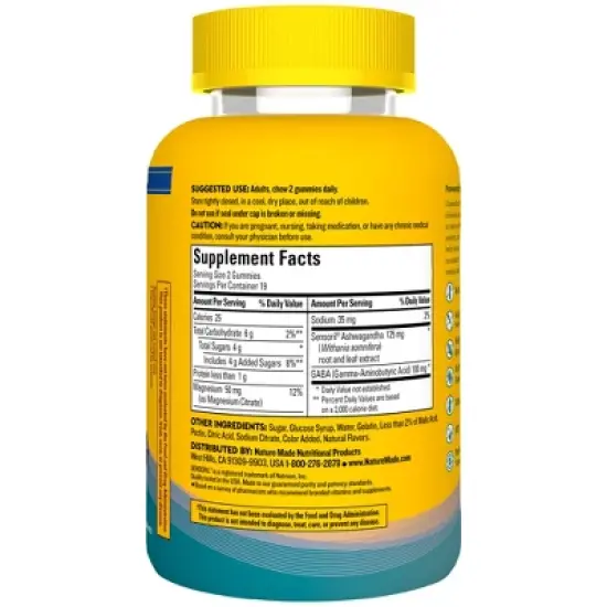 Nature Made Wellblends Calm Mind and Body Gummies - 38ct image {1}