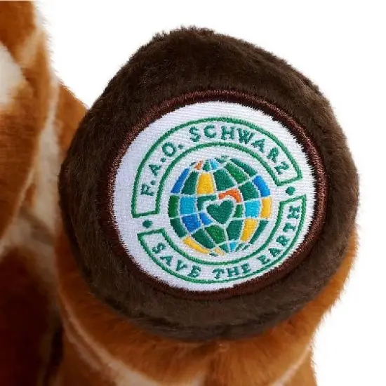 FAO Schwarz Planet Love Recycled Bottle Giraffe Toy Plush image {7}