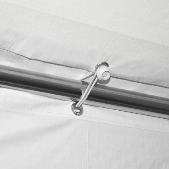 Outsunny 23' x 39' Party Tent & Carport with Removable Sidewalls and Windows, White Tents for Parties, Wedding and Outdoor Events image {5}