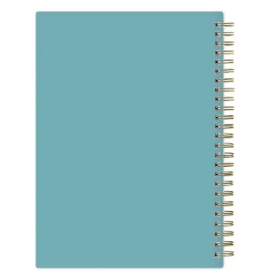 Blue Sky 5.875"x8.625" 2025-2026 Weekly/Monthly Wirebound Planner Clear Cover Tinned Light Multi image {11}