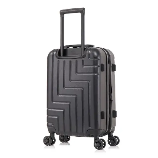DUKAP Zahav Lightweight Hardside Carry On Spinner Suitcase - Black image {5}