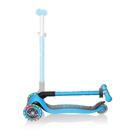 Globber Primo Foldable 2 Wheel Kids' Kick Scooter - Light Blue image {6}