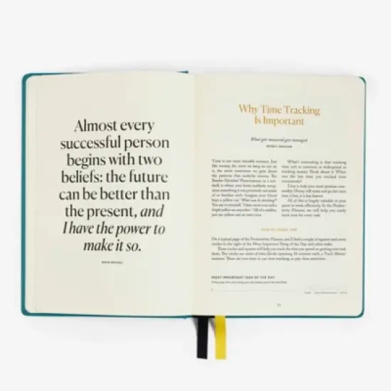 Intelligent Change The Productivity Undated Planner Teal image {5}