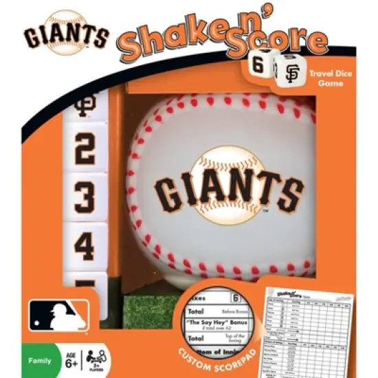 MasterPieces Officially Licsenced MLB San Francisco Giants Shake N' Score Dice Game for Age 6 and Up image {1}