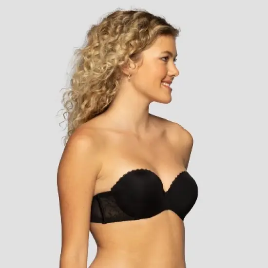 Vanity Fair Womens Gel Touch Strapless Push Up Bra 2111121 image {1}