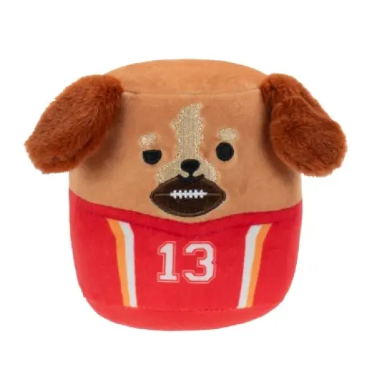 Chew Mees by Squishmallows Cowgirl and Football Player Dog Plush Toy image {3}