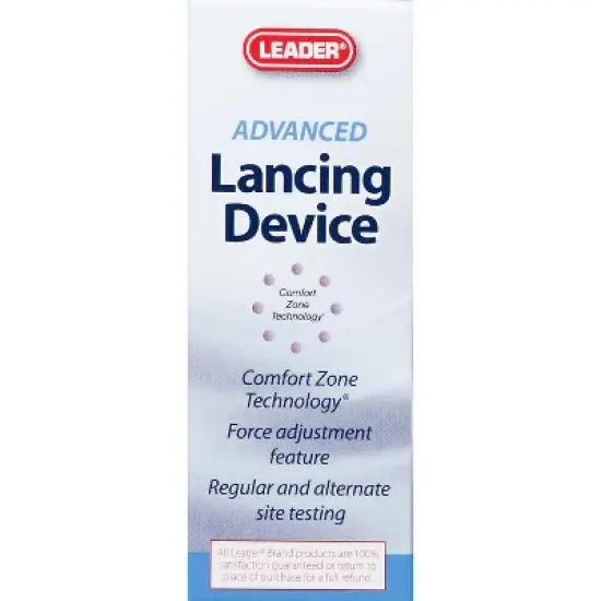 Leader Advanced Lancing Device,  Glucose Testing 1 ct image {1}