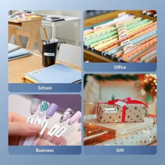 Niimbot D11 Portable Rechargeable Label Maker Black image {9}