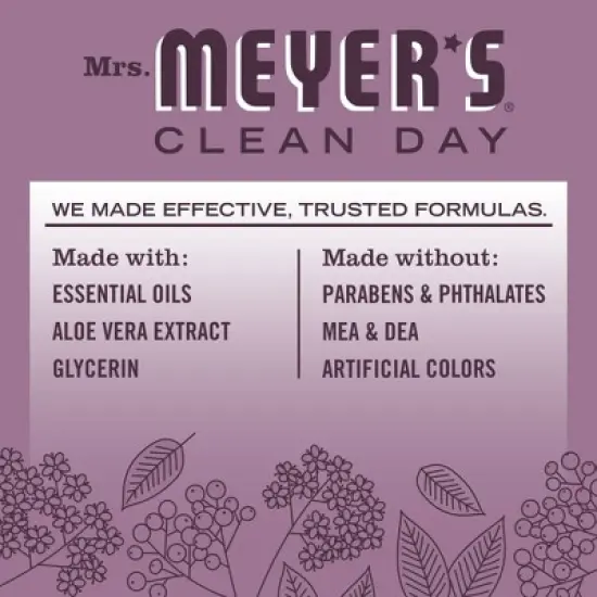 Mrs. Meyer's Clean Day Dish Soap - Elderberry - 16 fl oz image {4}